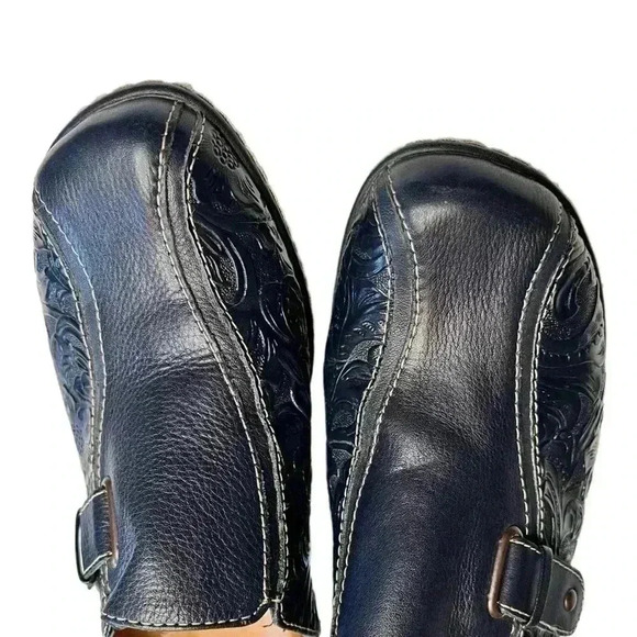 Women’s Sofft Leather Mules Slip-Ons•Dark Blue•Size 8•Genuine Leather•Like New• - Picture 10 of 14